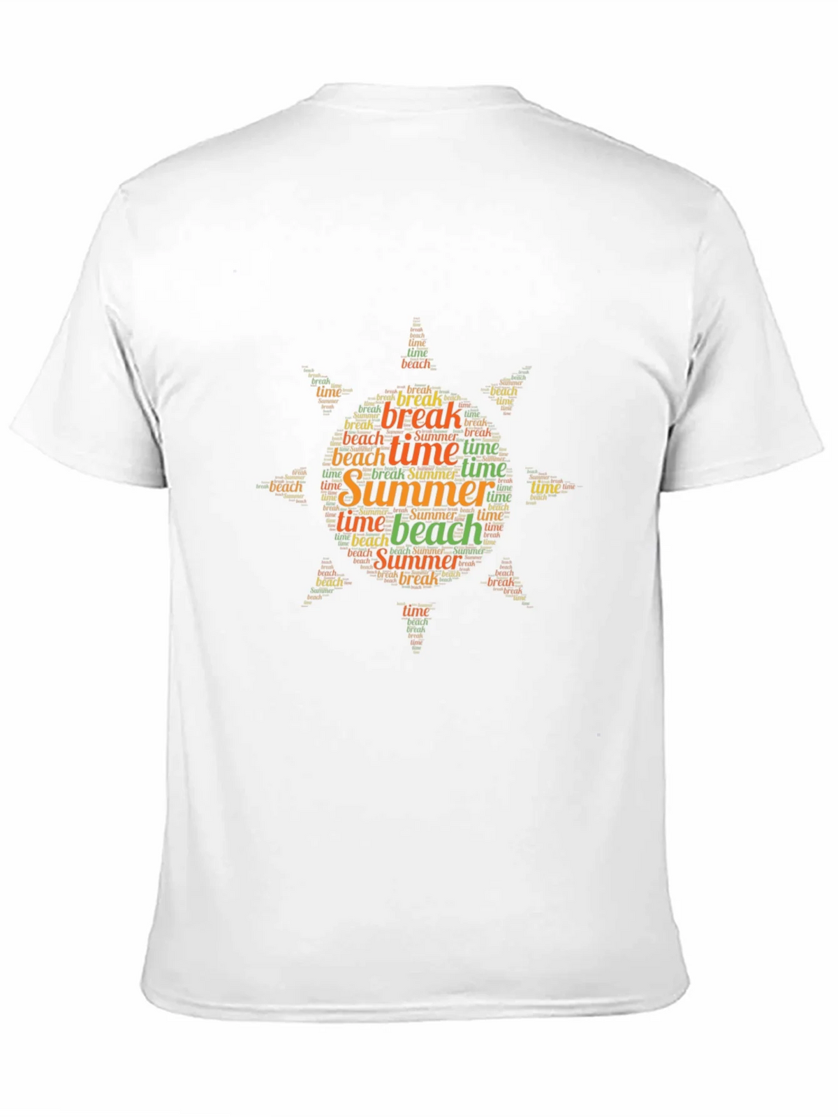 Summer Beach Break Word Art Graphic T-Shirt product image 3