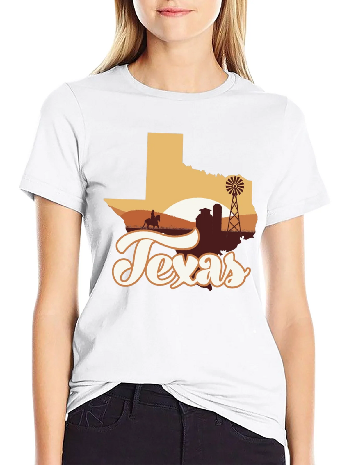 Texas Silhouette Graphic Tee product image 8