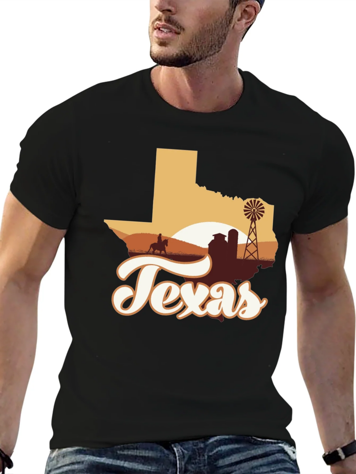 Texas Silhouette Graphic Tee product image 6