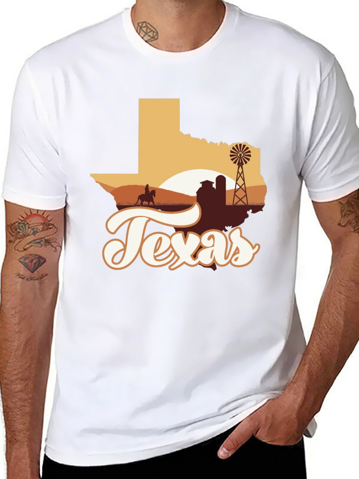 Texas Silhouette Graphic Tee product image 7