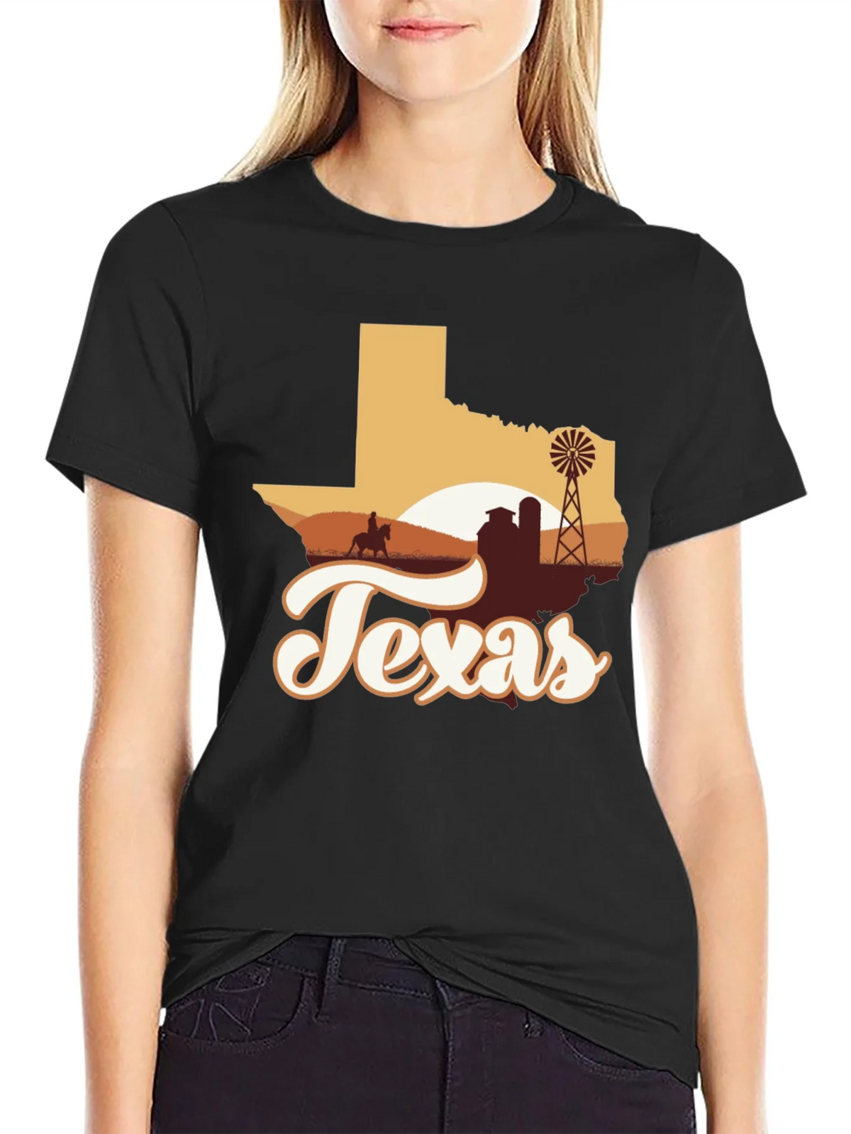 Texas Silhouette Graphic Tee product image 2