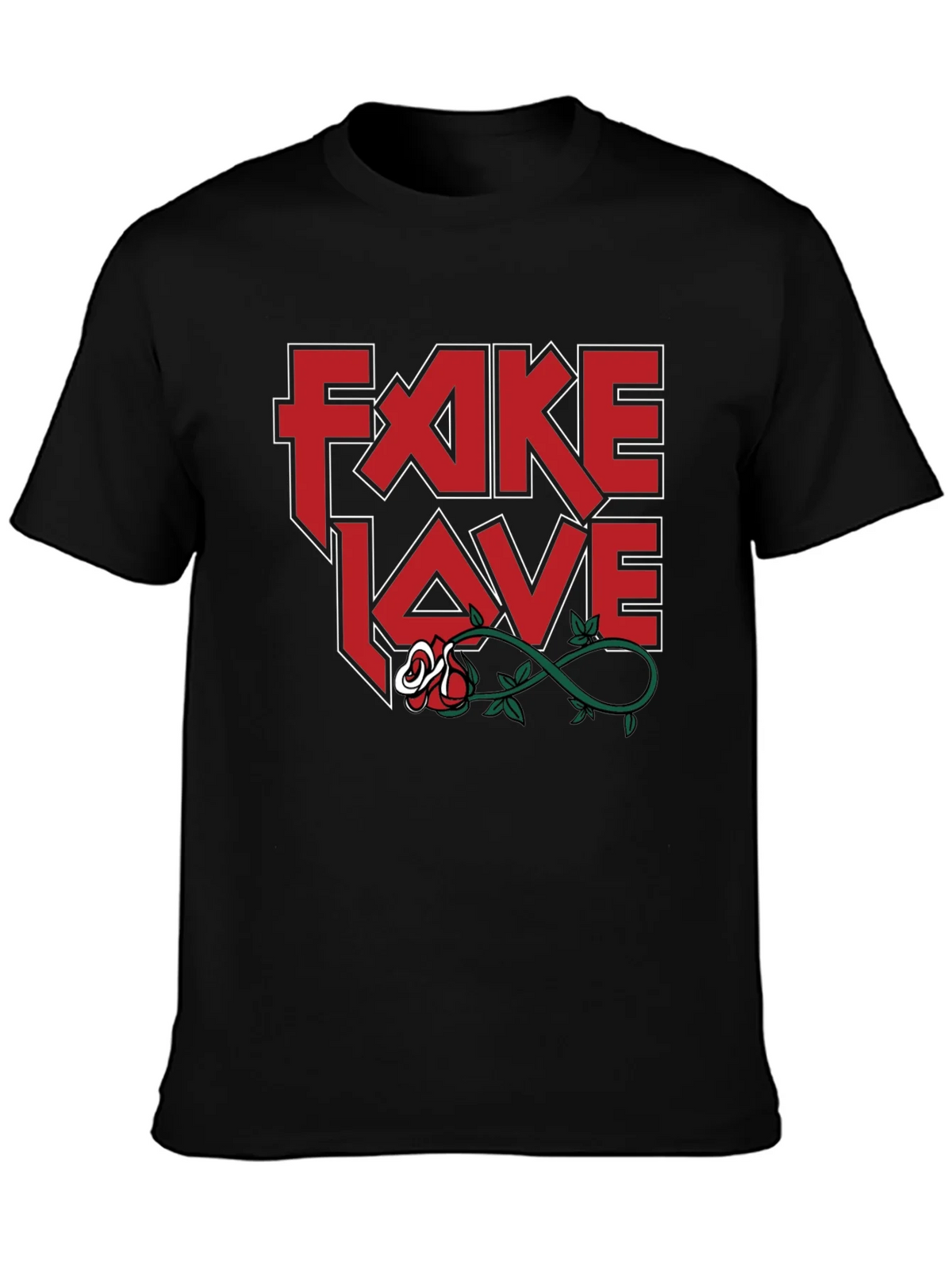 Fake Love T-Shirt - Rock Inspired Graphic Tee product image 3