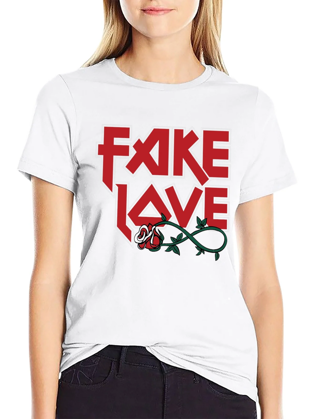 Fake Love T-Shirt - Rock Inspired Graphic Tee product image 8