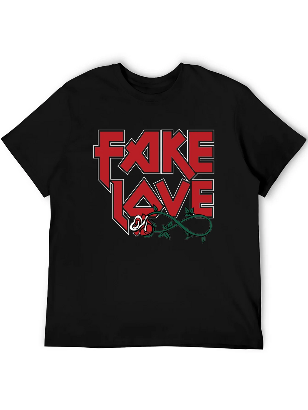 Fake Love T-Shirt - Rock Inspired Graphic Tee product image 5