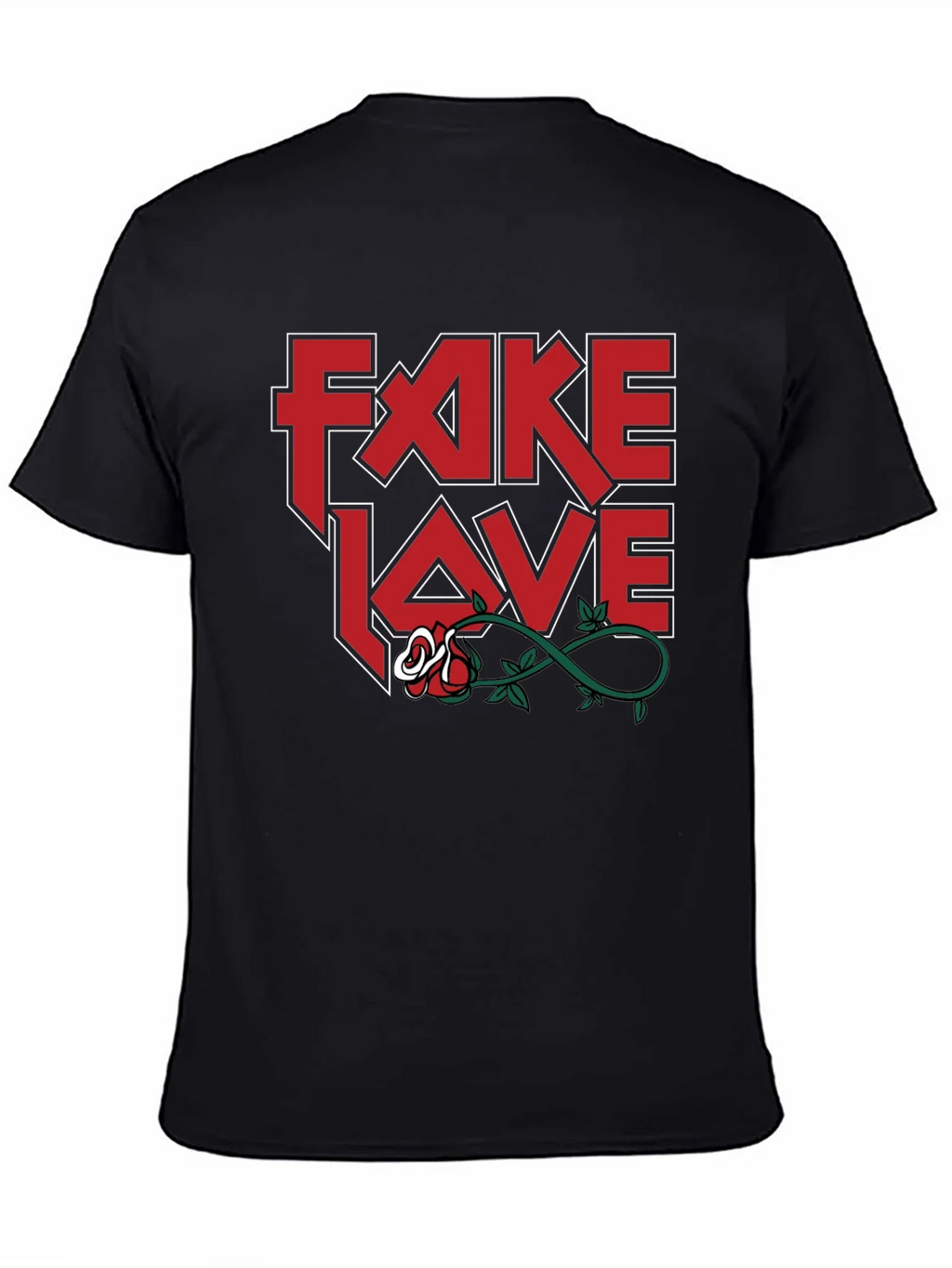 Fake Love T-Shirt - Rock Inspired Graphic Tee product image 4