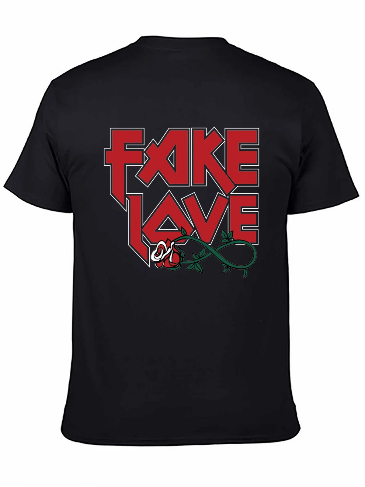 Fake Love T-Shirt - Rock Inspired Graphic Tee product image 4