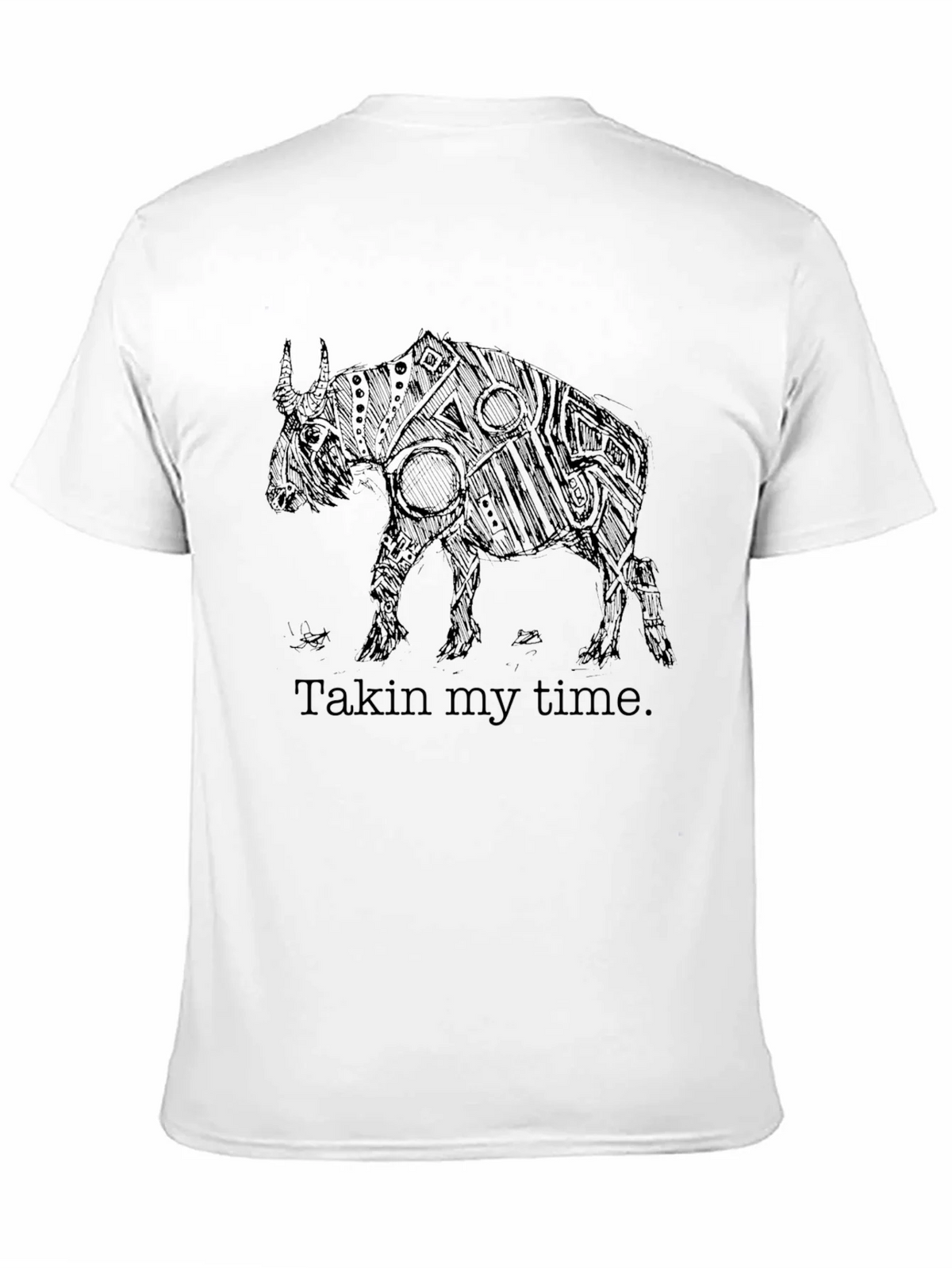 Takin My Time Graphic Tee - Black Cotton Comfort product image 10