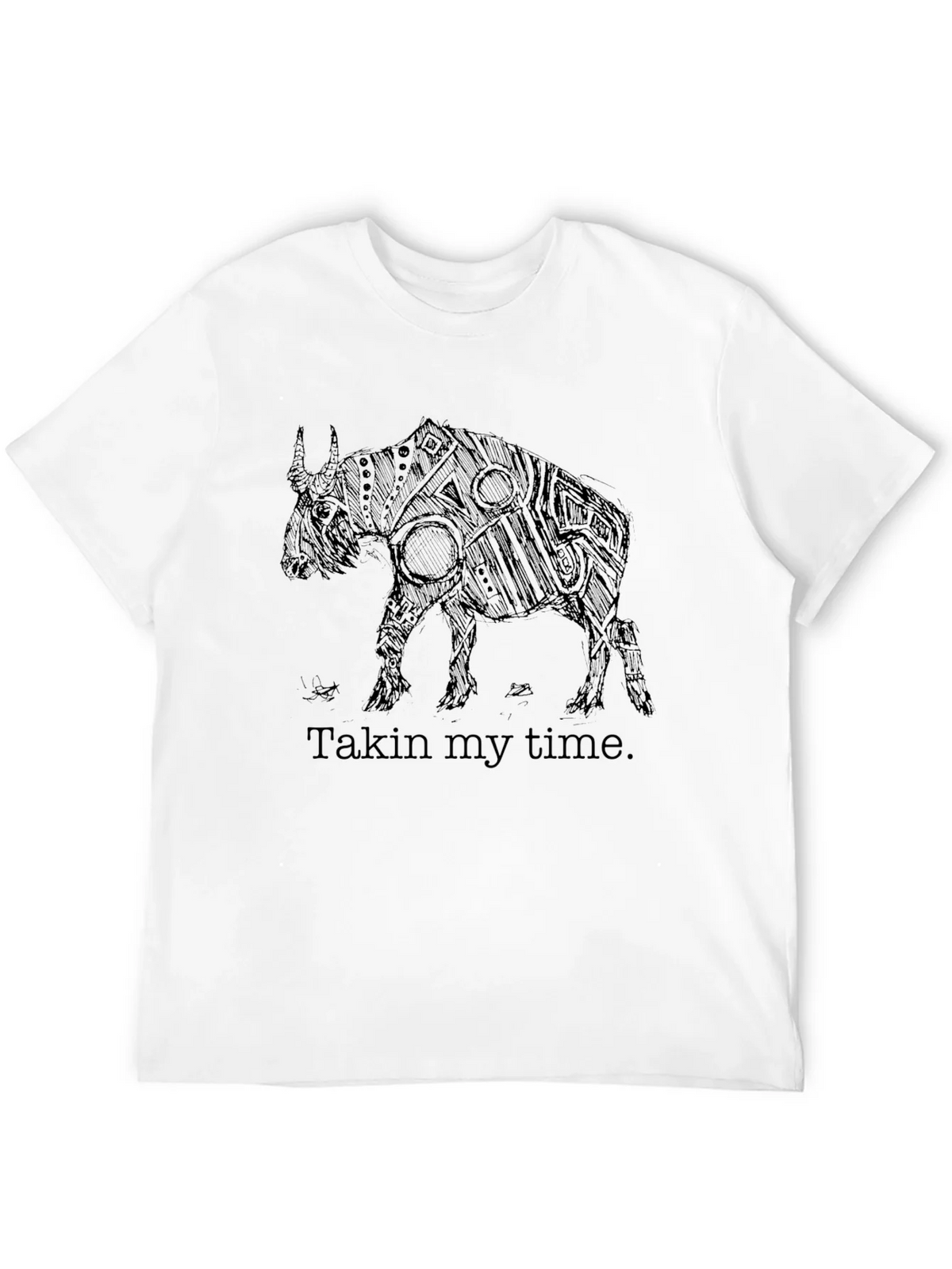 Takin My Time Graphic Tee - Black Cotton Comfort product image 11