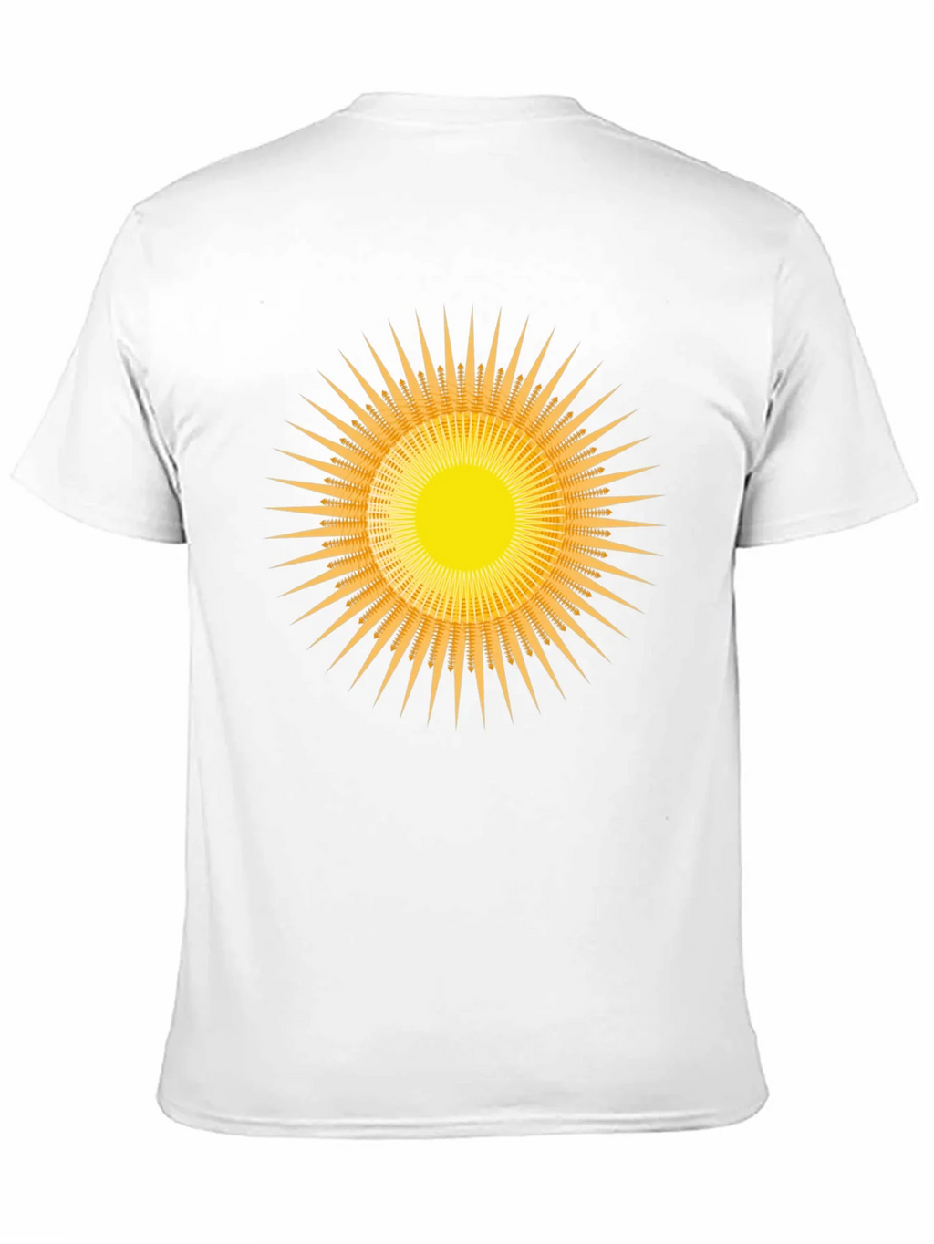 Radiant Sunburst Graphic Black T-Shirt product image 10