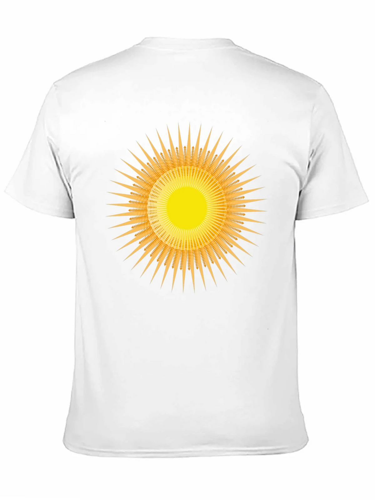 Radiant Sunburst Graphic Black T-Shirt product image 10