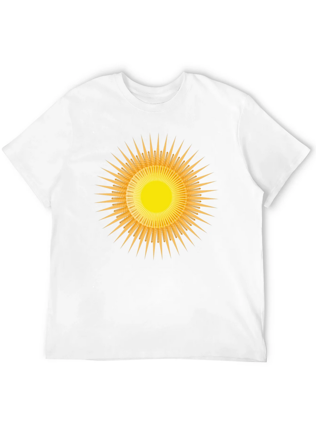Radiant Sunburst Graphic Black T-Shirt product image 11