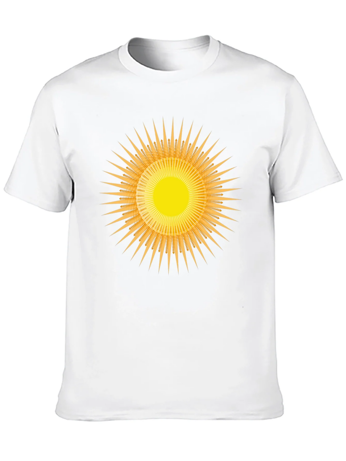 Radiant Sunburst Graphic Black T-Shirt product image 9