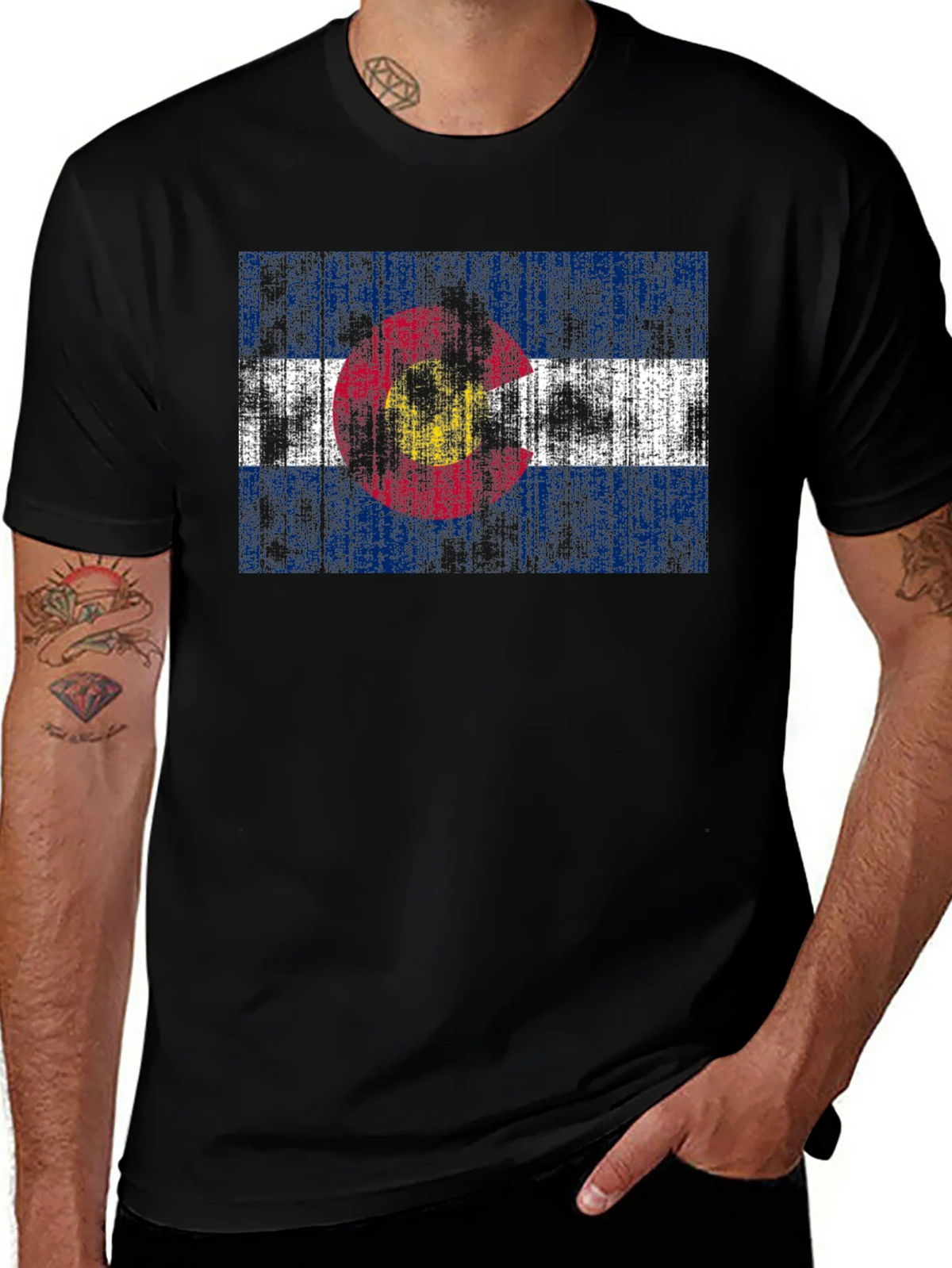 Colorado Flag Graphic T-Shirt product image 1