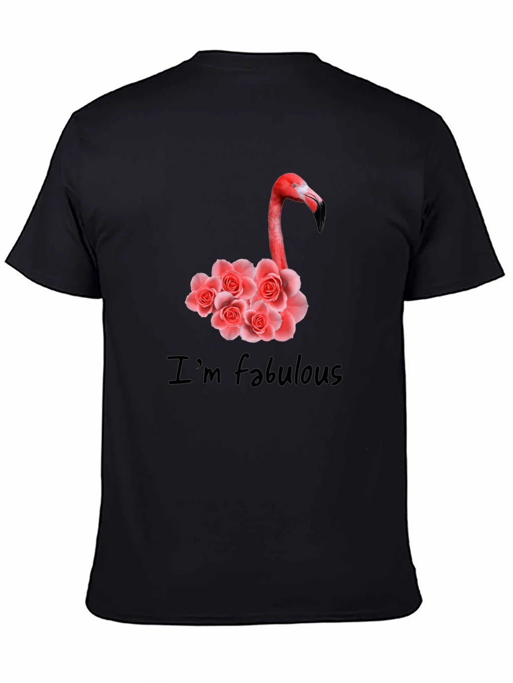 Fabulous Flamingo Floral Graphic Tee product image 4