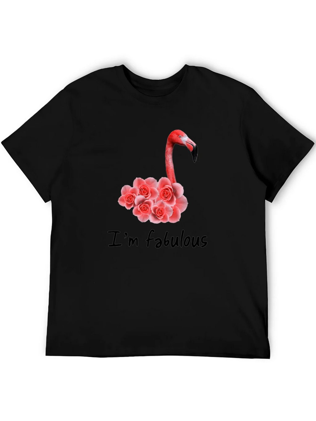 Fabulous Flamingo Floral Graphic Tee product image 5