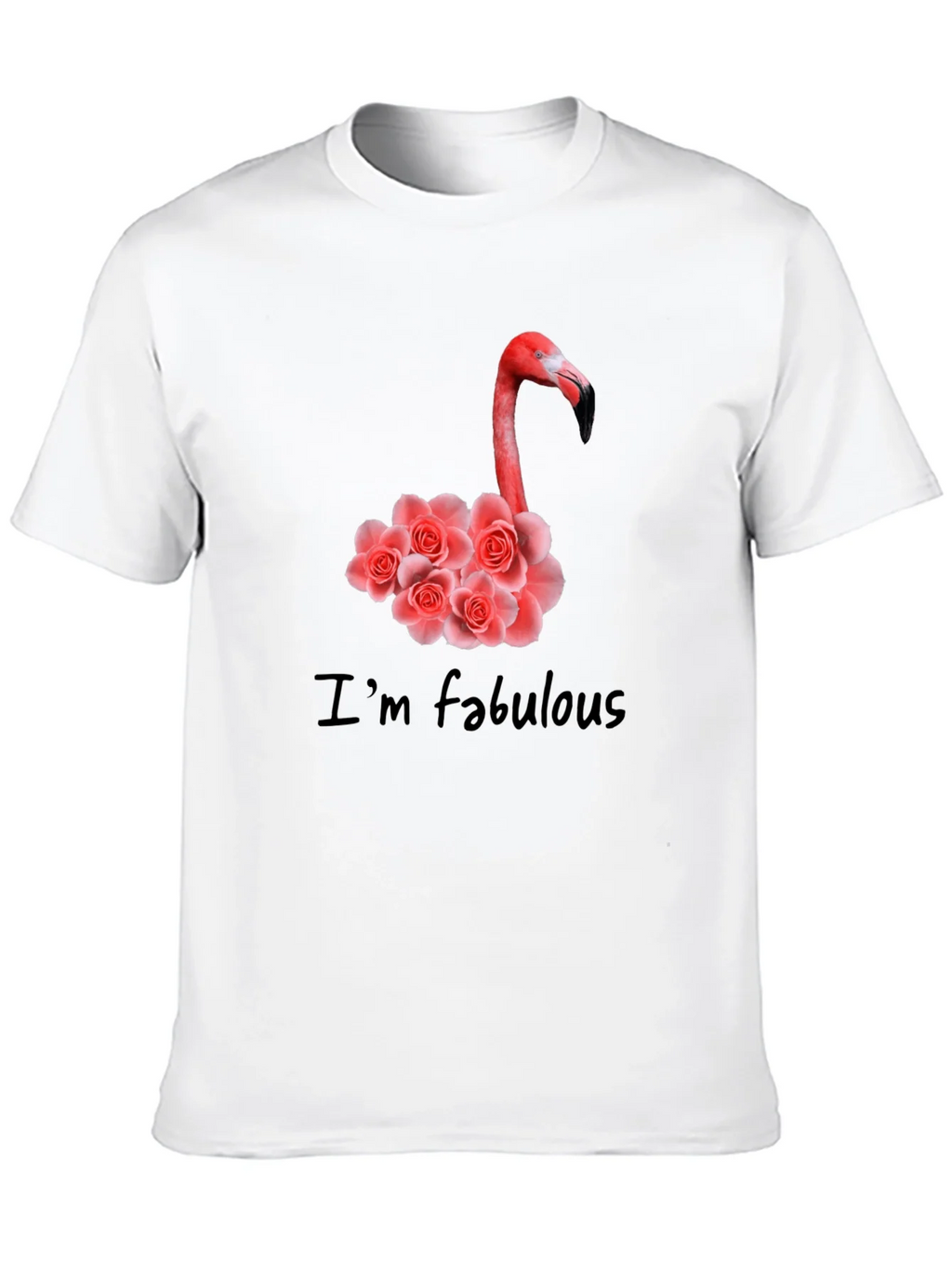 Fabulous Flamingo Floral Graphic Tee product image 9