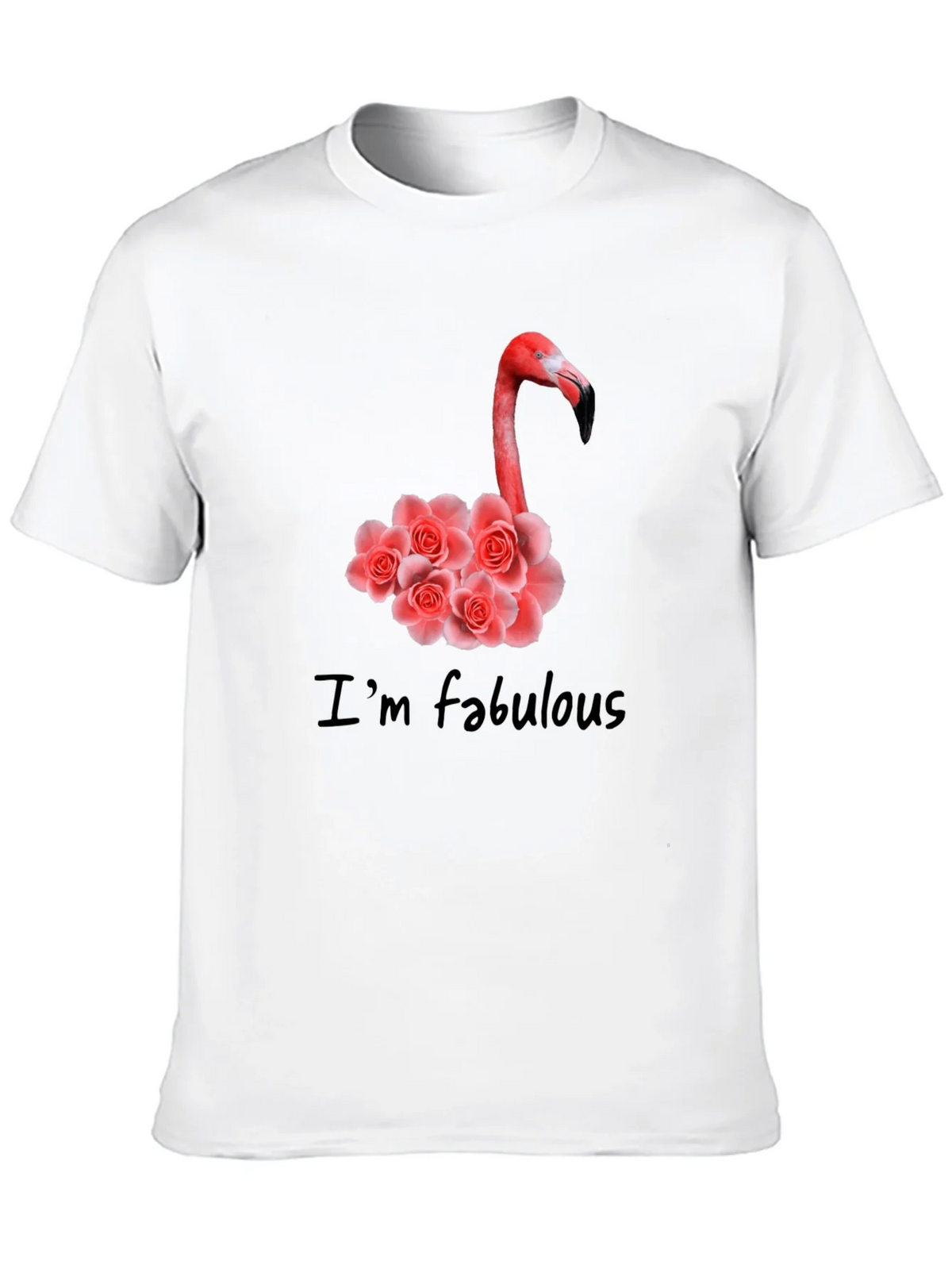 Fabulous Flamingo Floral Graphic Tee product image 9