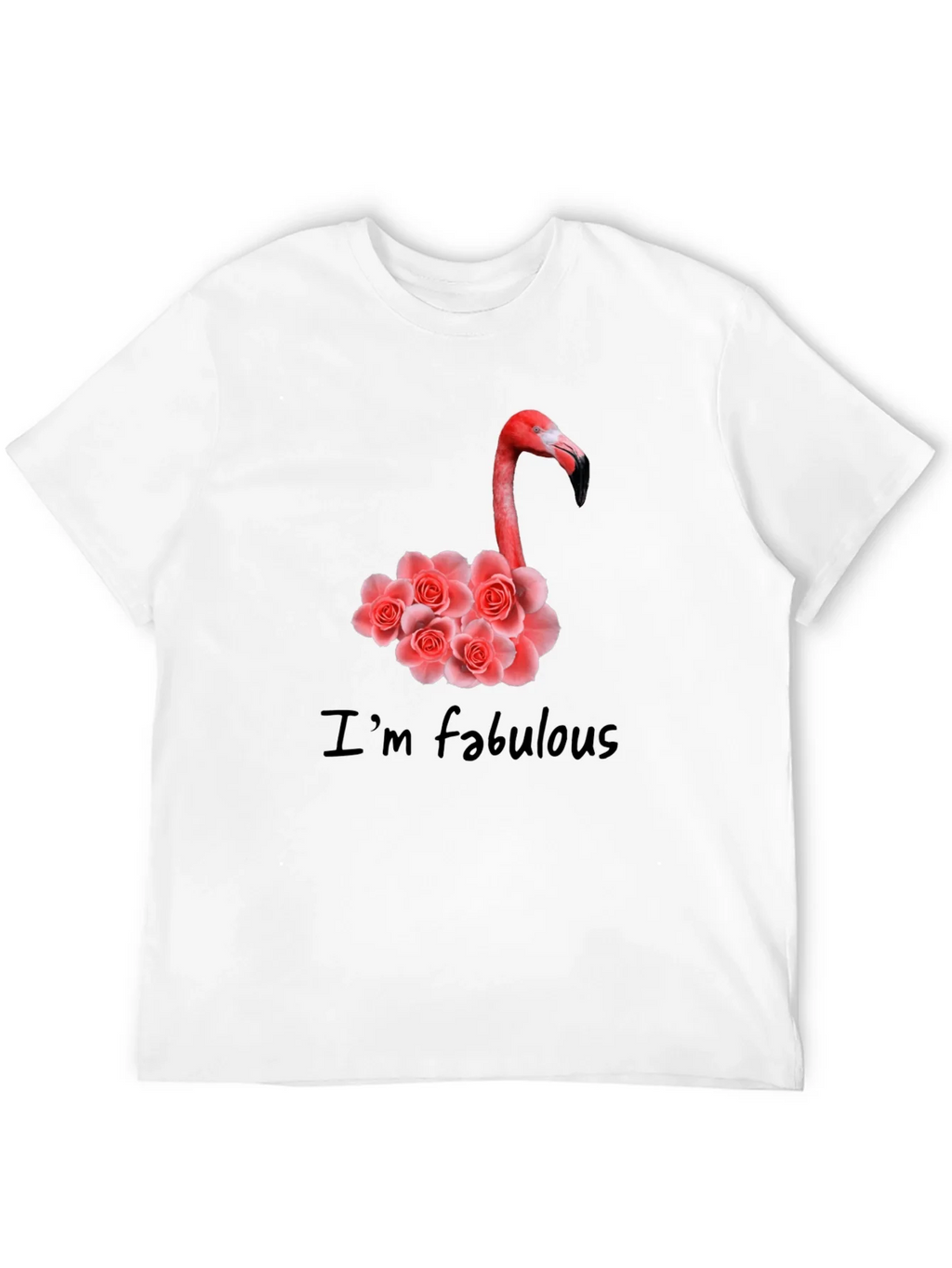 Fabulous Flamingo Floral Graphic Tee product image 11