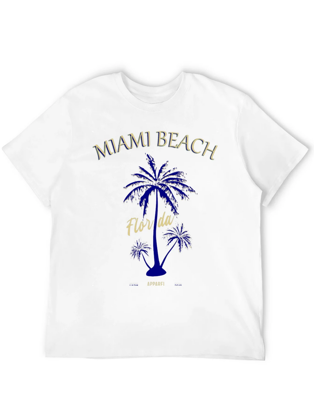 Miami Beach Florida Palm Tree Graphic T-Shirt product image 7