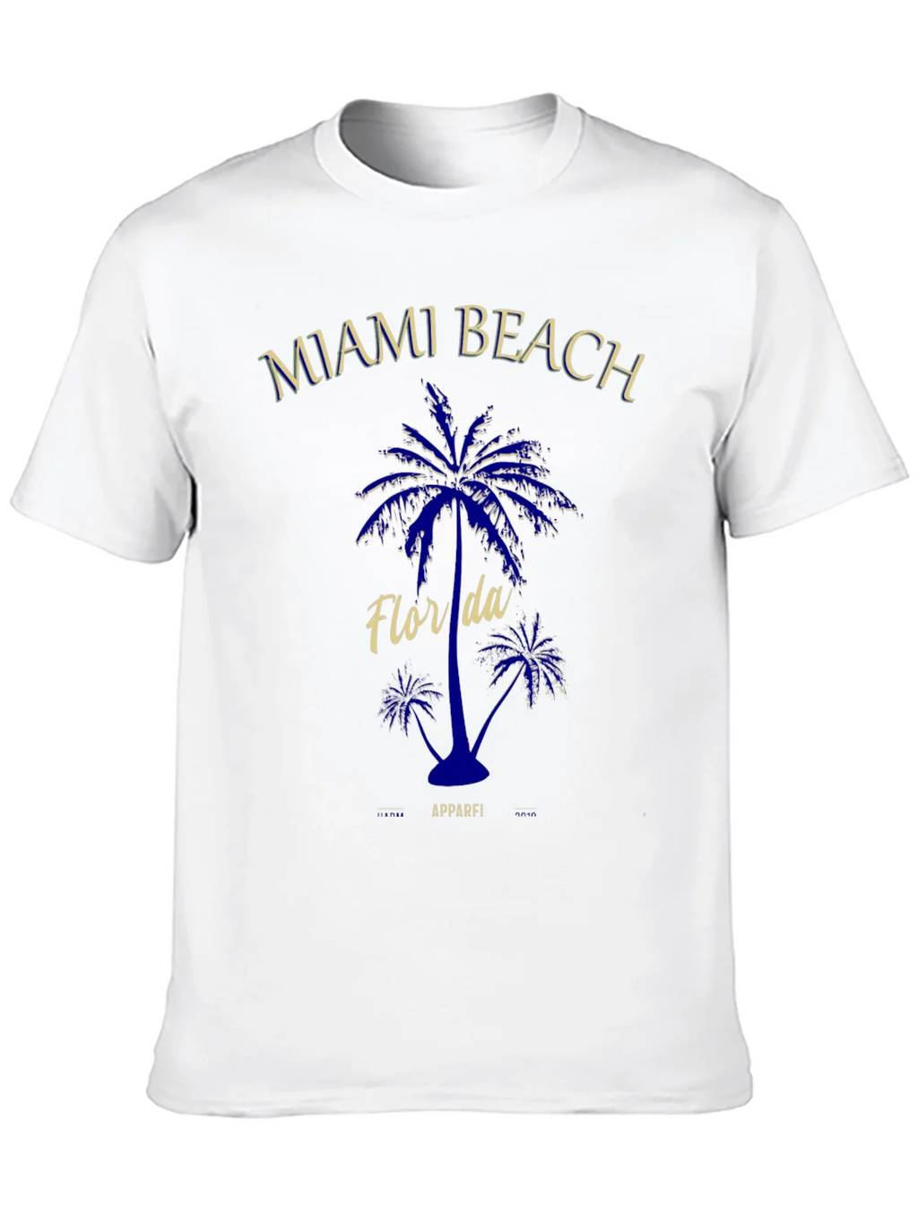 Miami Beach Florida Palm Tree Graphic T-Shirt product image 6