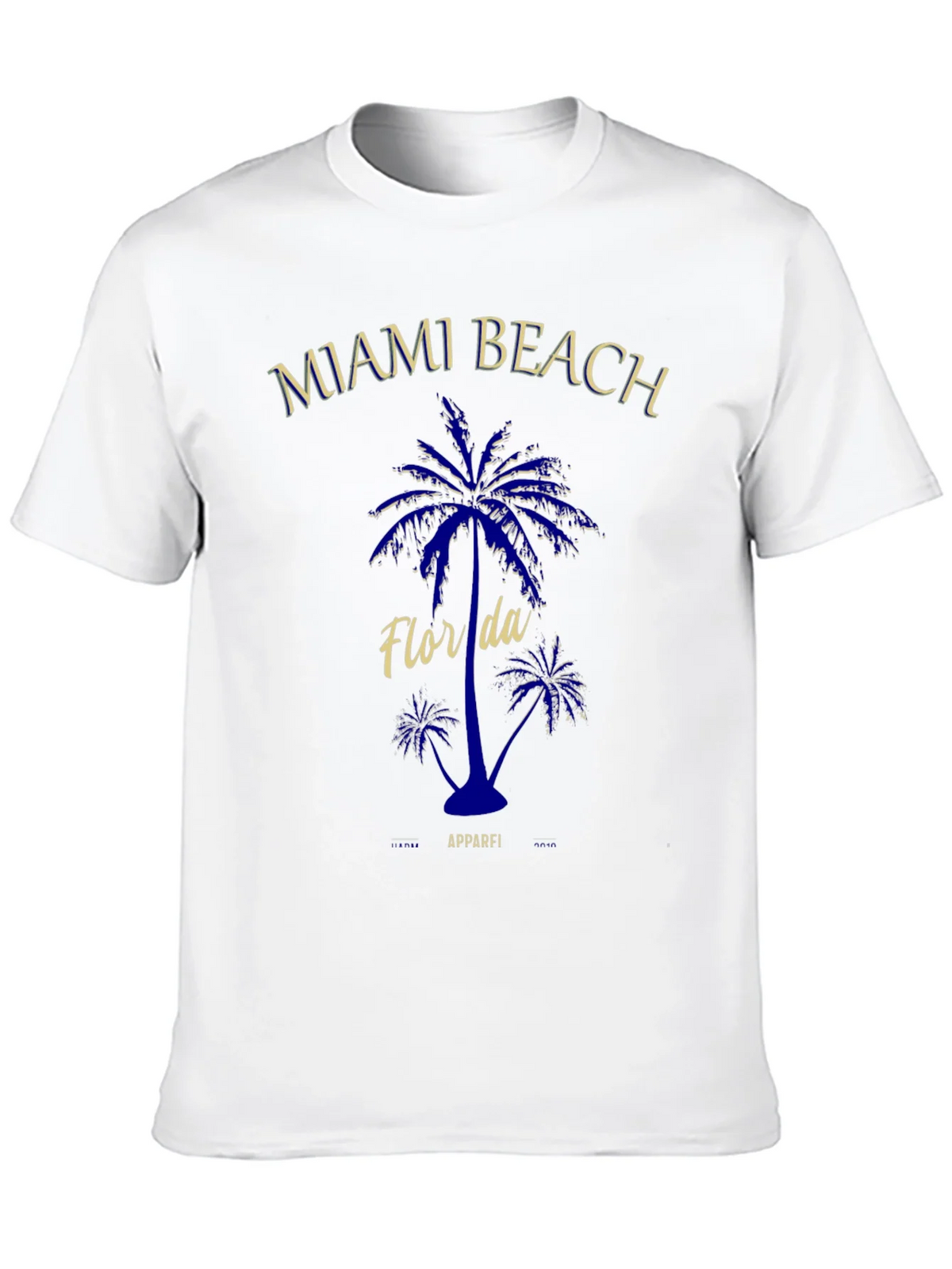 Miami Beach Florida Palm Tree Graphic T-Shirt product image 6