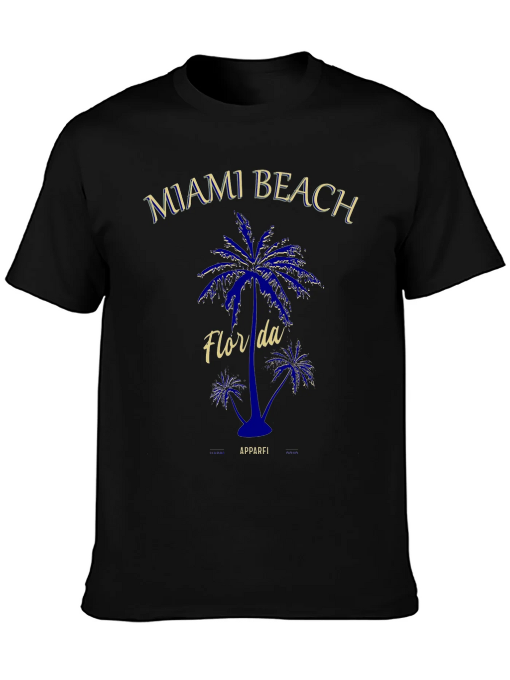 Miami Beach Florida Palm Tree Graphic T-Shirt product image 2