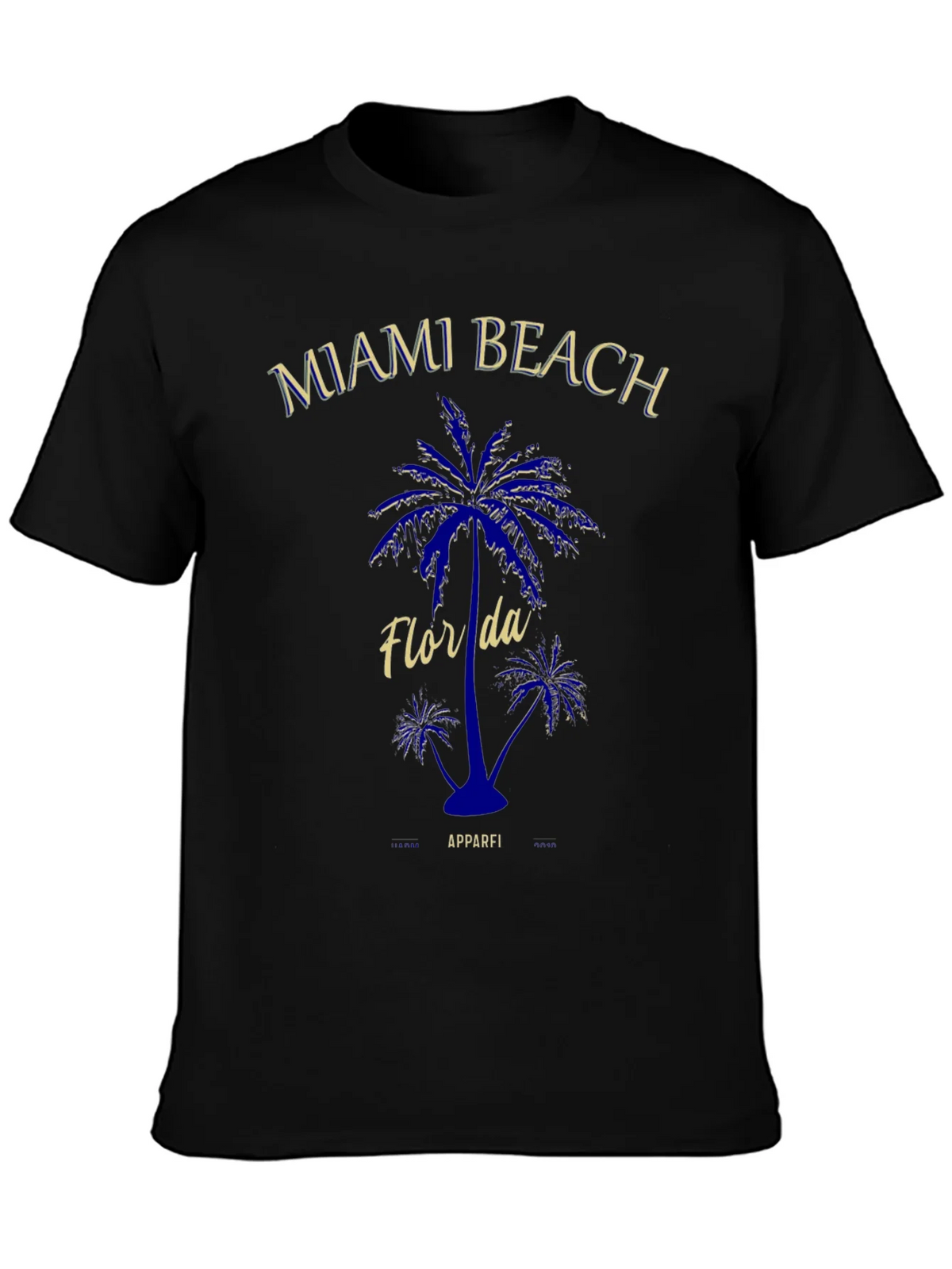 Miami Beach Florida Palm Tree Graphic T-Shirt product image 2