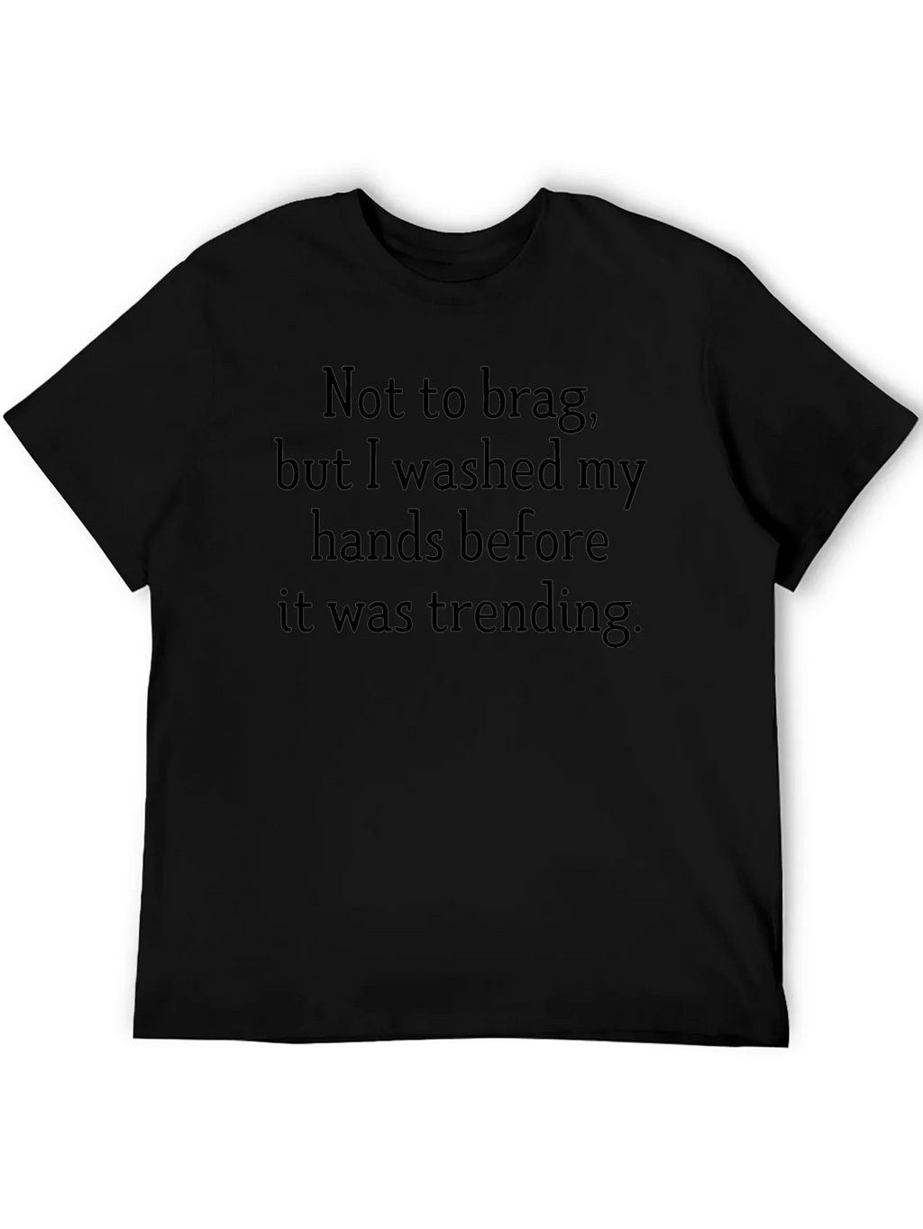 Funny Hand Washing Black T-Shirt product image 5