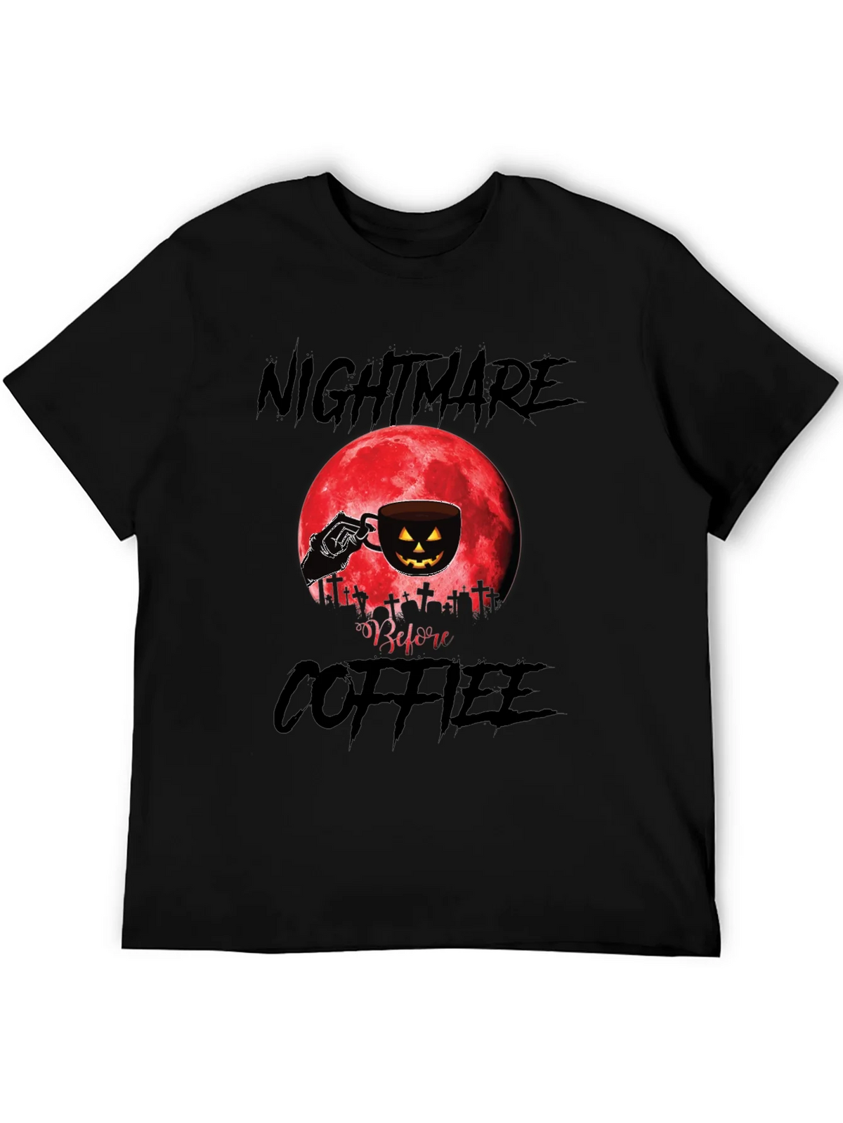 Nightmare Before Coffee Halloween T-Shirt product image 2