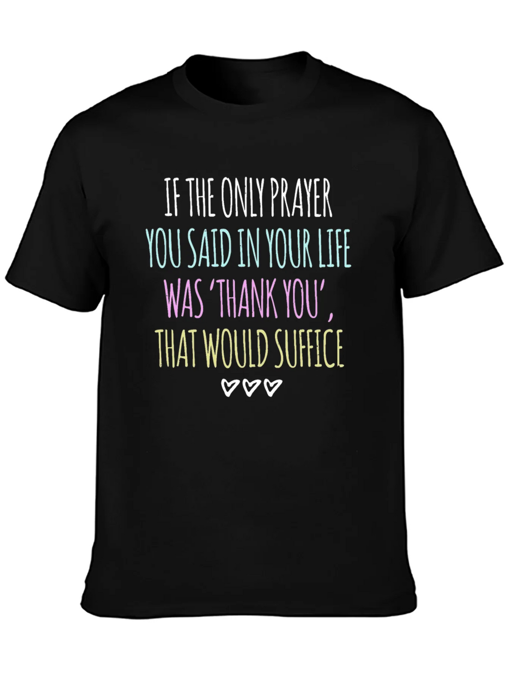 Thank You Prayer T-Shirt - Religious Apparel product image 3