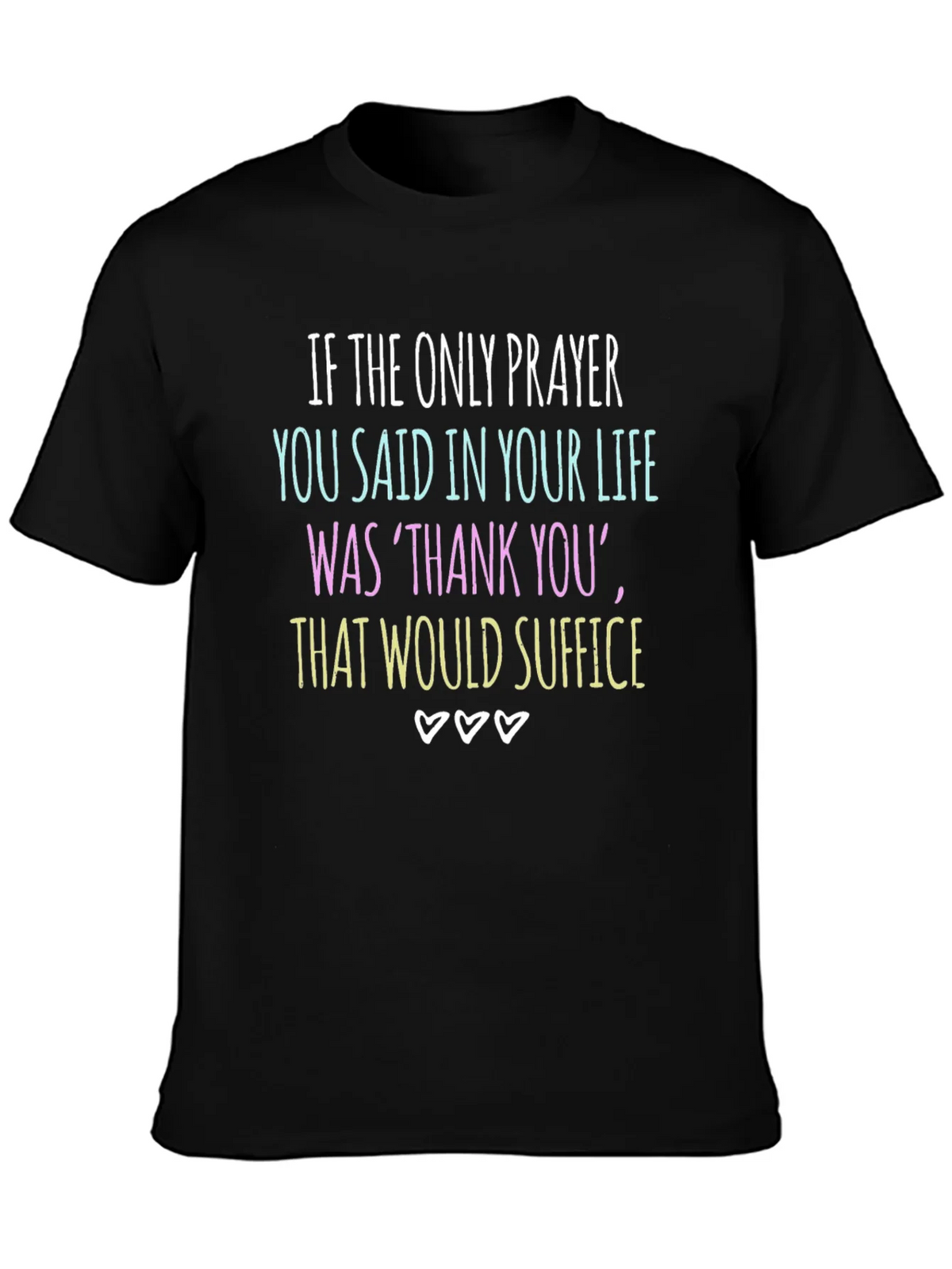 Thank You Prayer T-Shirt - Religious Apparel product image 3