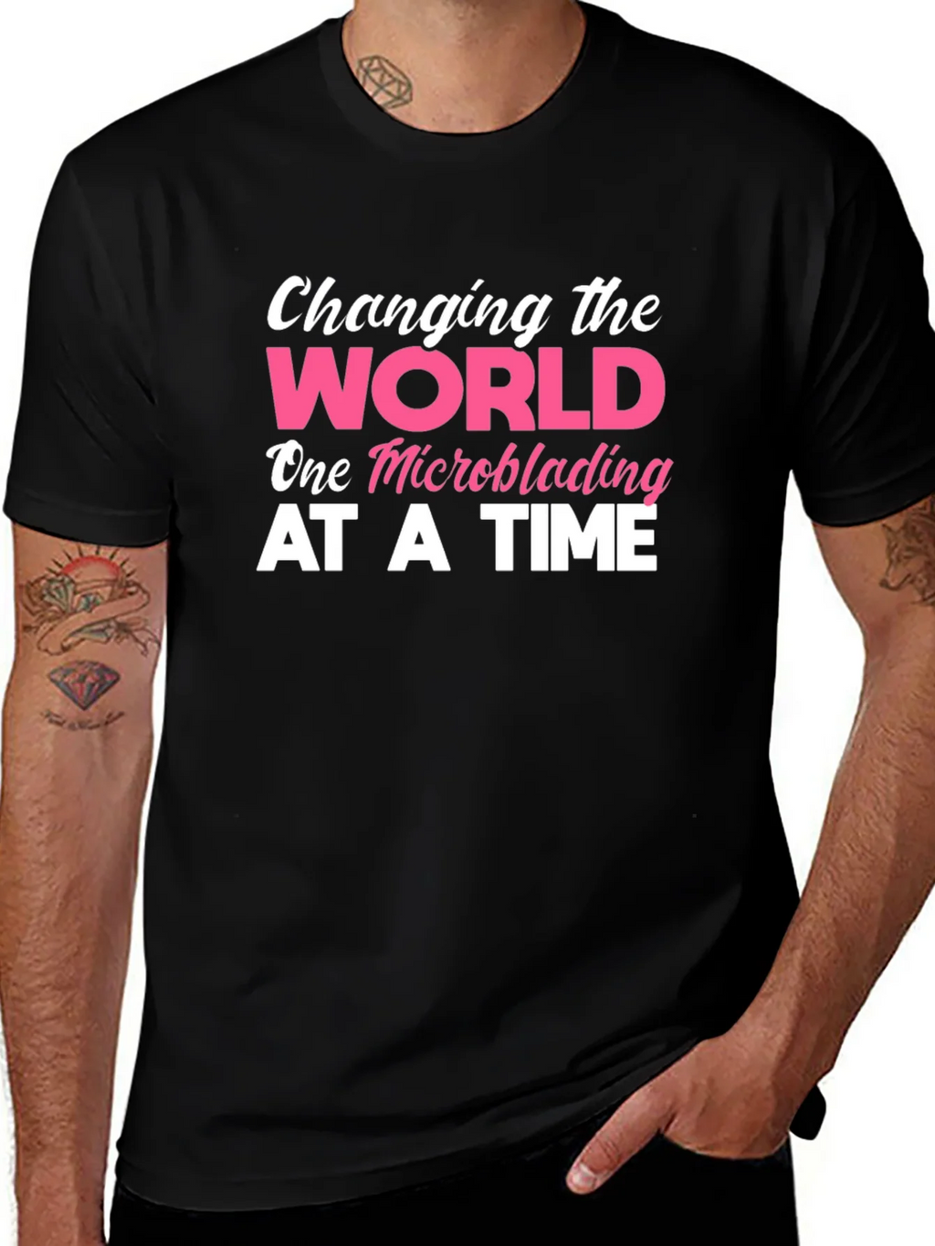 Changing The World Microblading T-Shirt product image 1