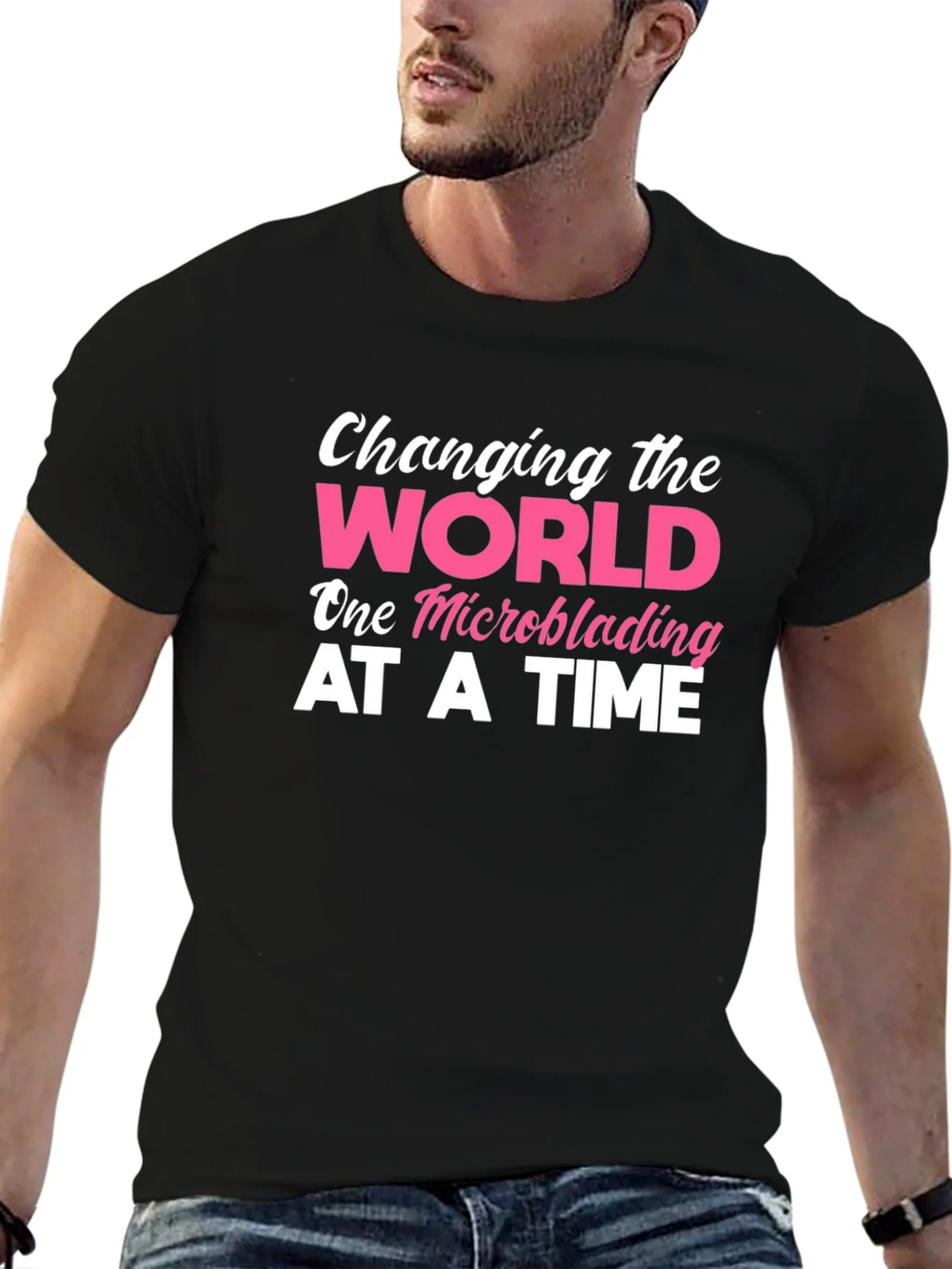 Changing The World Microblading T-Shirt product image 6
