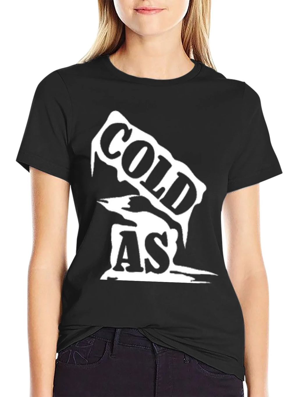 Cold As Ice Graphic Tee - Black Unisex Shirt product image 2