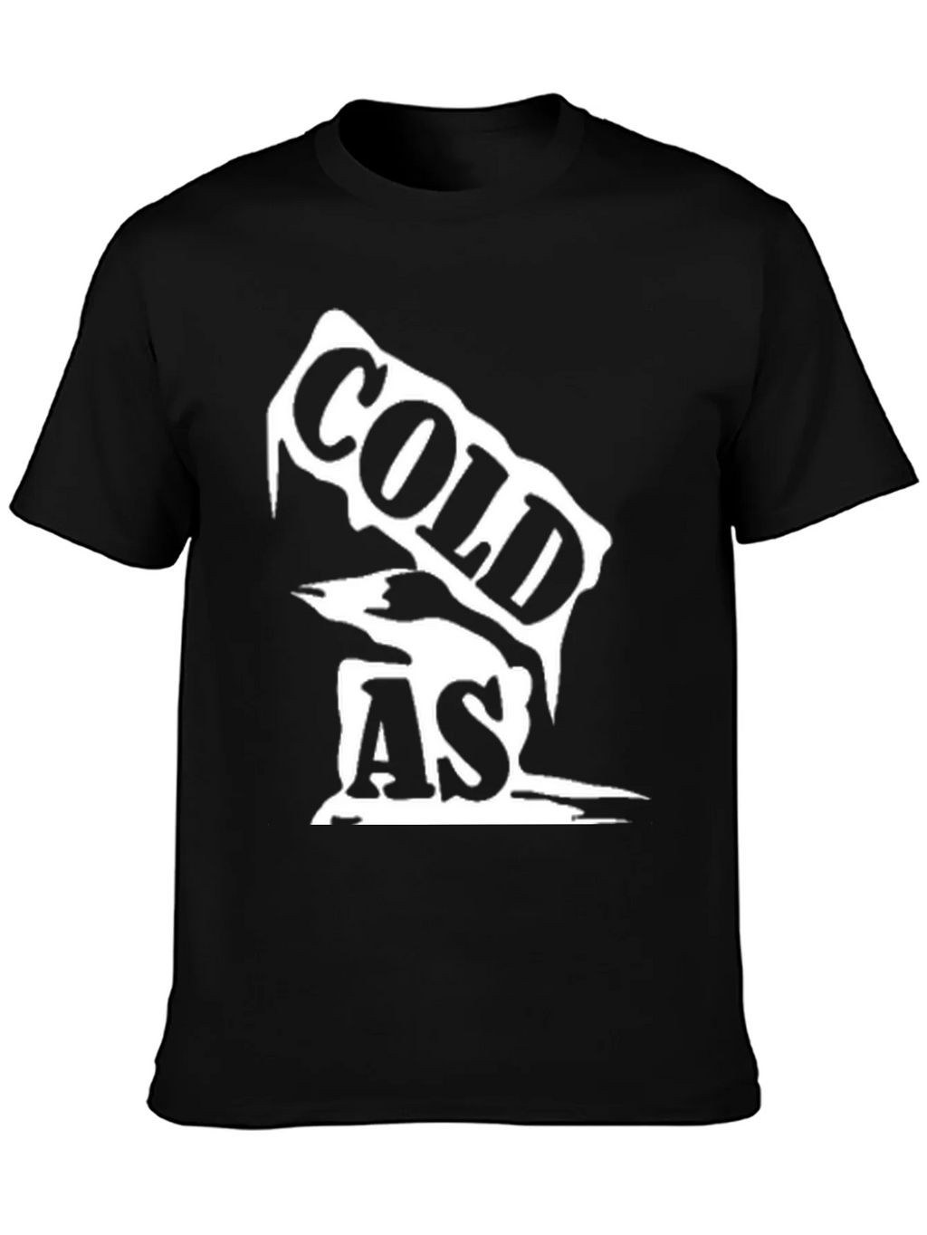 Cold As Ice Graphic Tee - Black Unisex Shirt product image 3