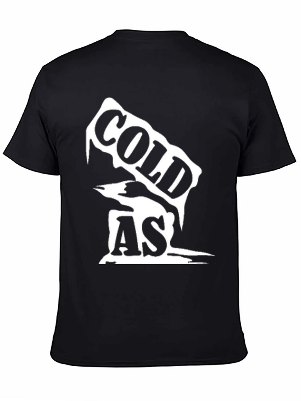 Cold As Ice Graphic Tee - Black Unisex Shirt product image 4