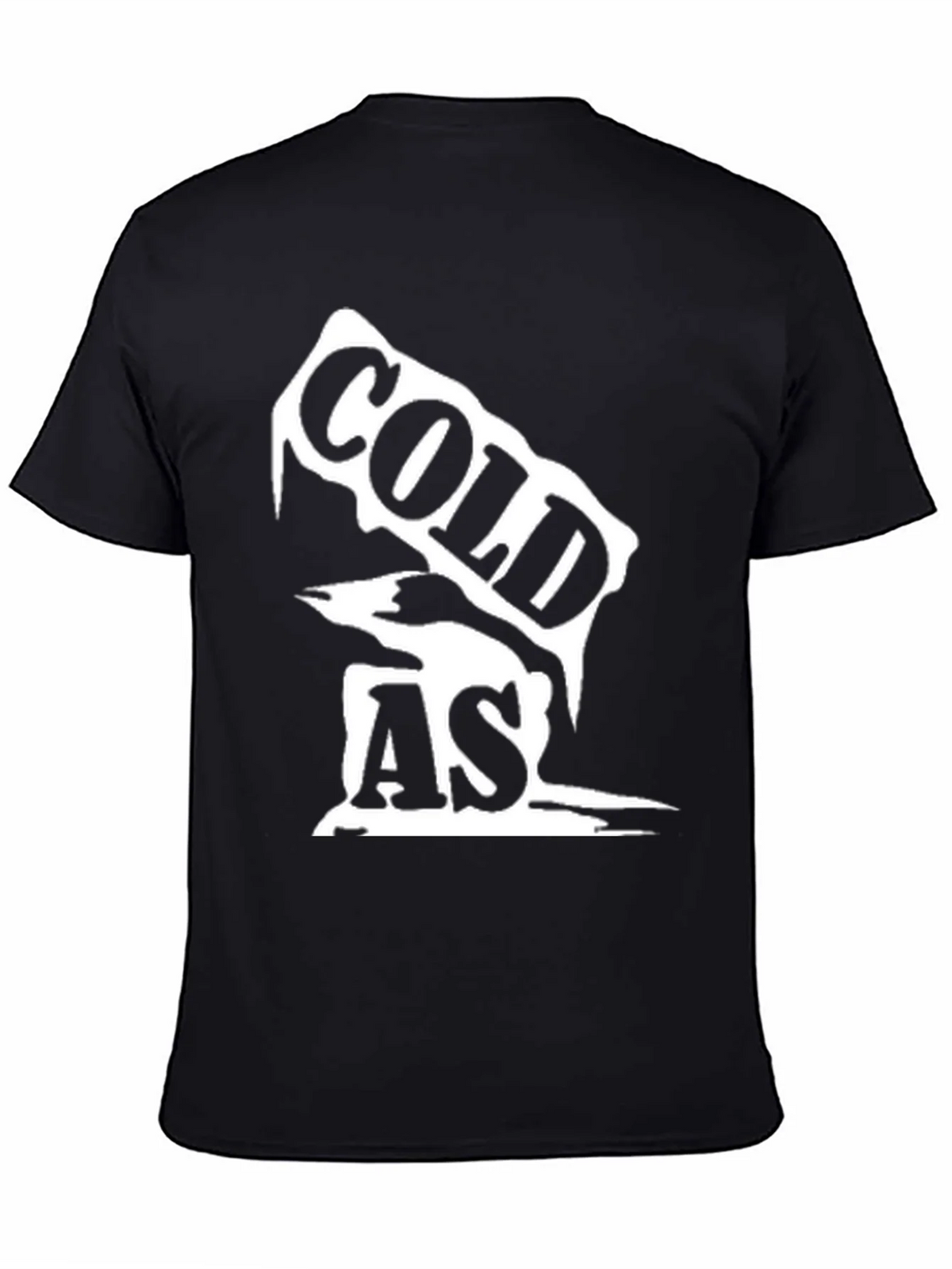 Cold As Ice Graphic Tee - Black Unisex Shirt product image 4