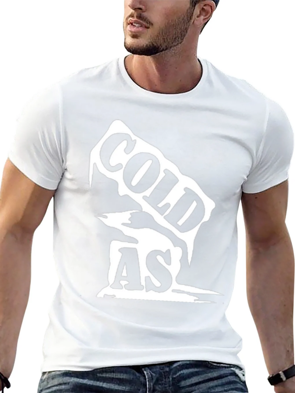 Cold As Ice Graphic Tee - Black Unisex Shirt product image 12
