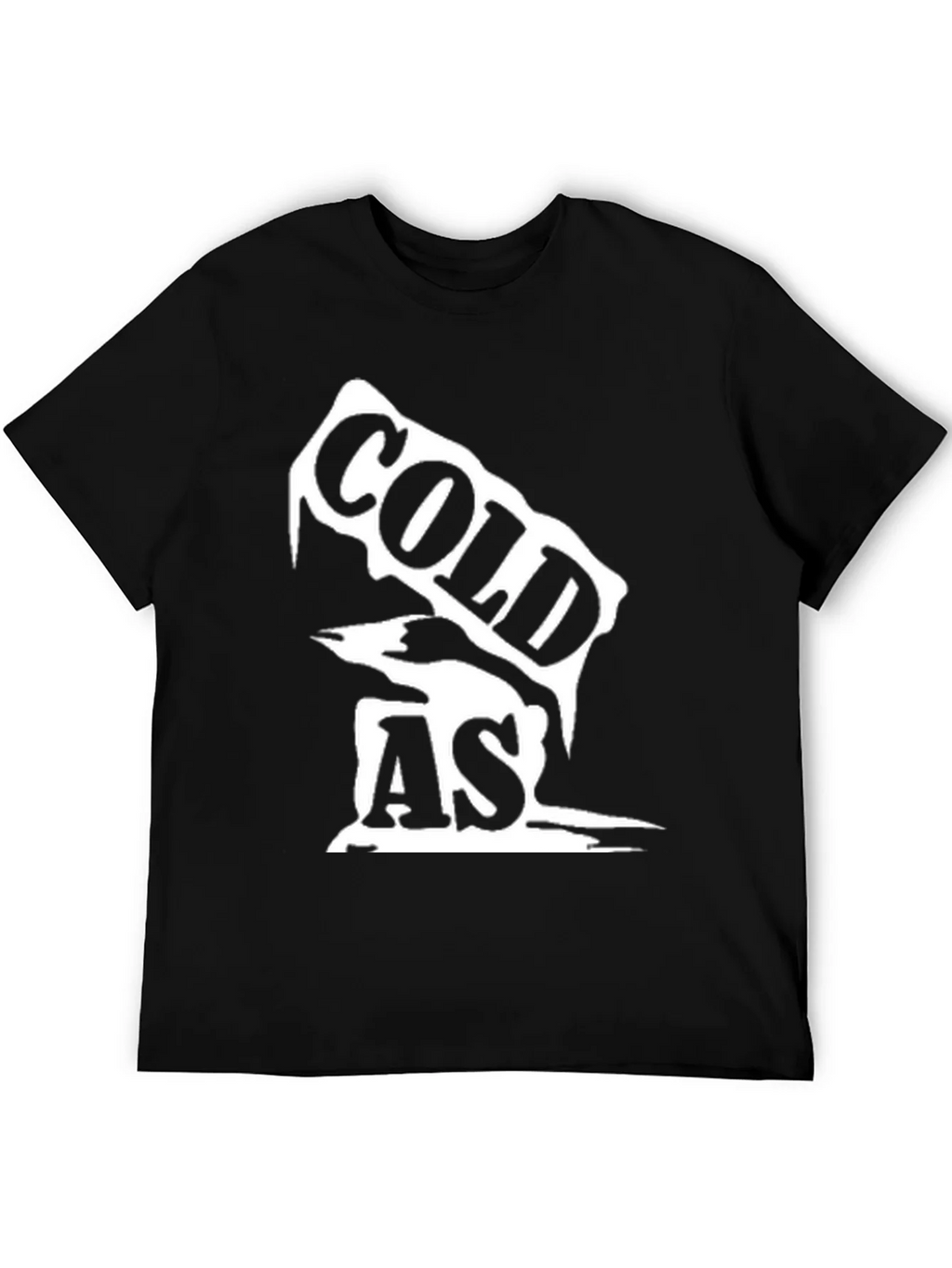 Cold As Ice Graphic Tee - Black Unisex Shirt product image 5
