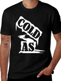 Cold As Ice Graphic Tee - Black Unisex Shirt product image 1