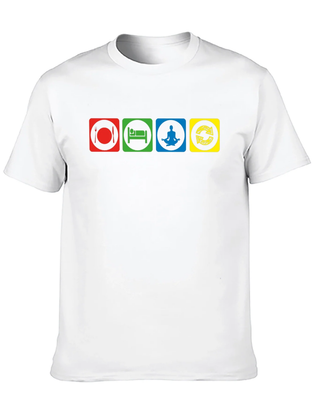 Eat Sleep Meditate Repeat Graphic T-Shirt product image 8