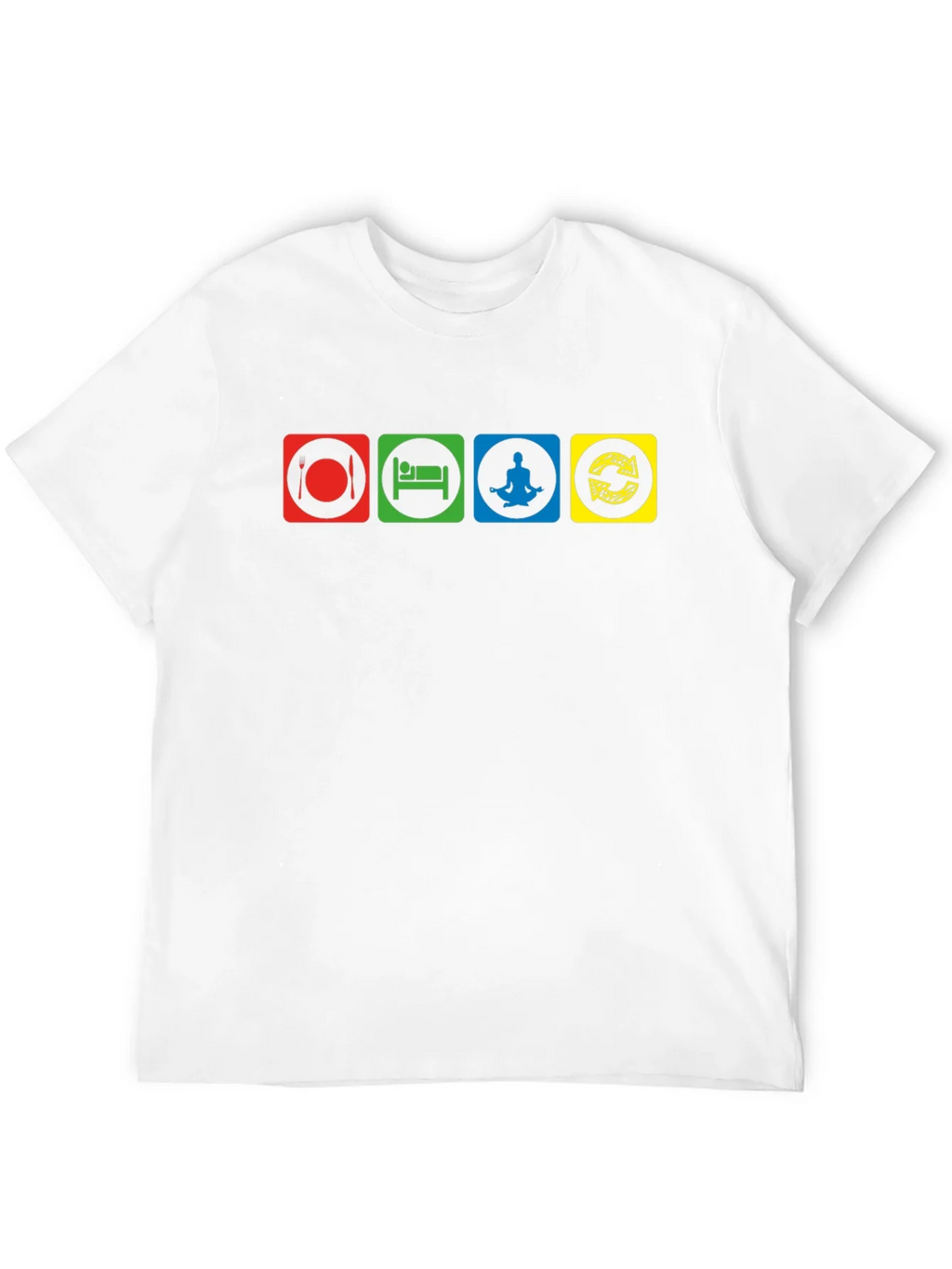 Eat Sleep Meditate Repeat Graphic T-Shirt product image 10