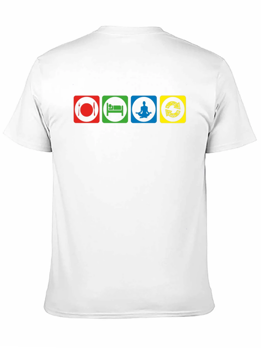 Eat Sleep Meditate Repeat Graphic T-Shirt product image 9