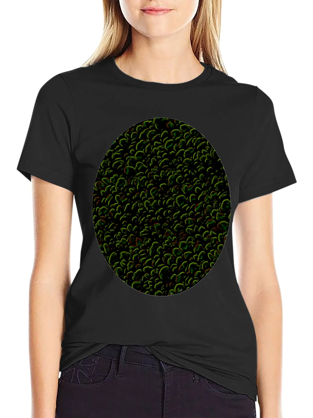 Textured Organic Pattern T-Shirt - Modern Style product image 2