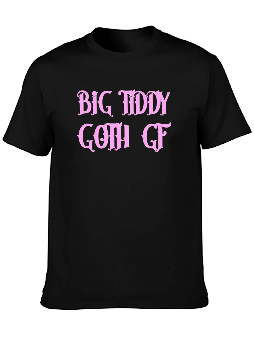 Big Tiddy Goth GF Graphic Tee - Black T-Shirt product image 3