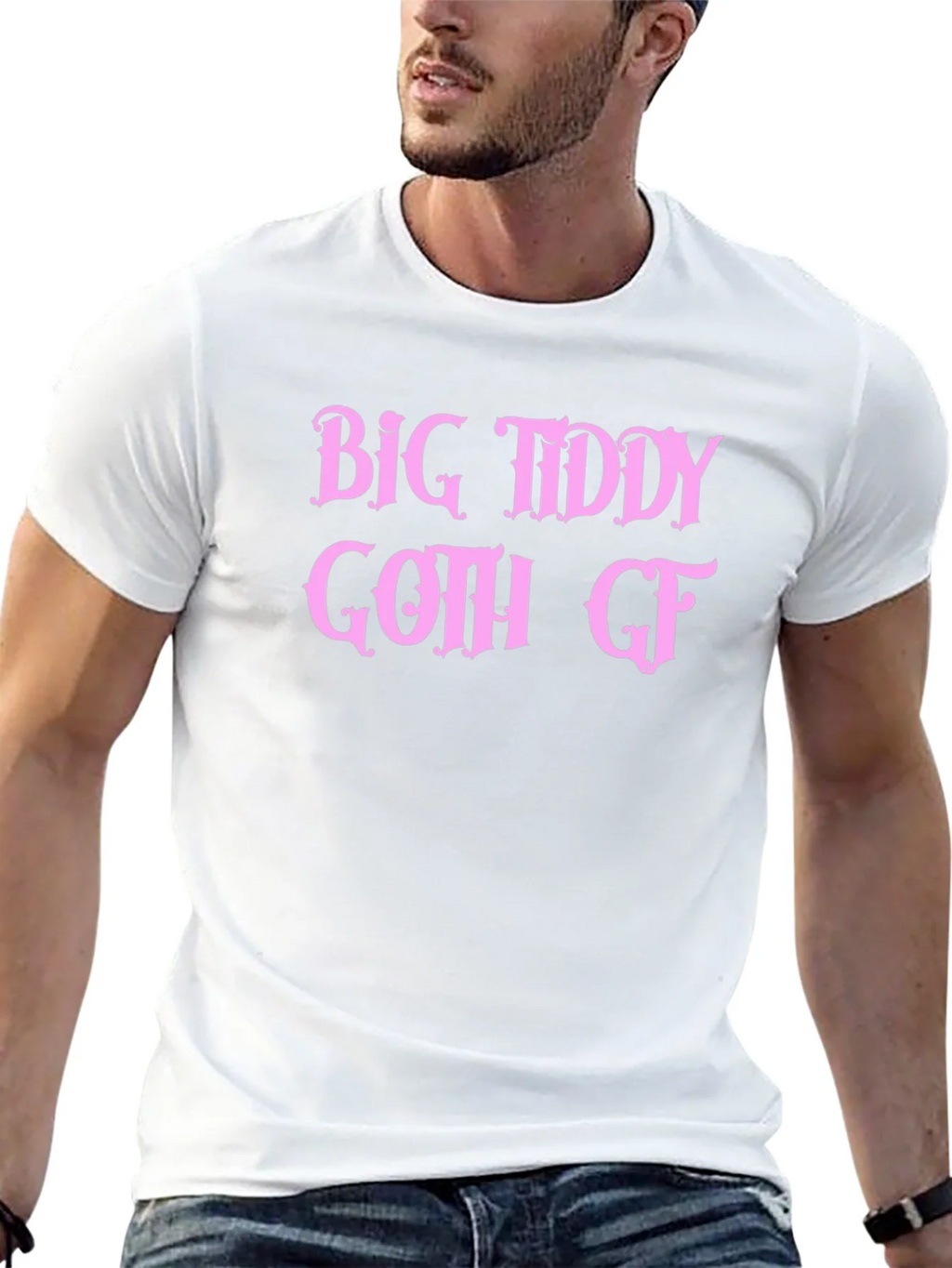 Big Tiddy Goth GF Graphic Tee - Black T-Shirt product image 12