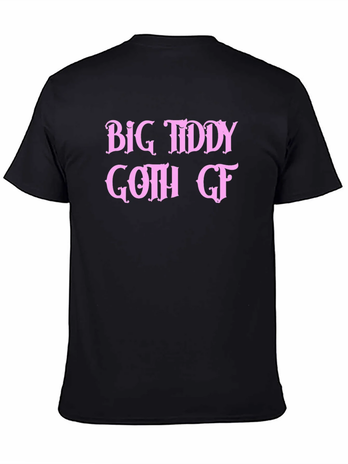 Big Tiddy Goth GF Graphic Tee - Black T-Shirt product image 4