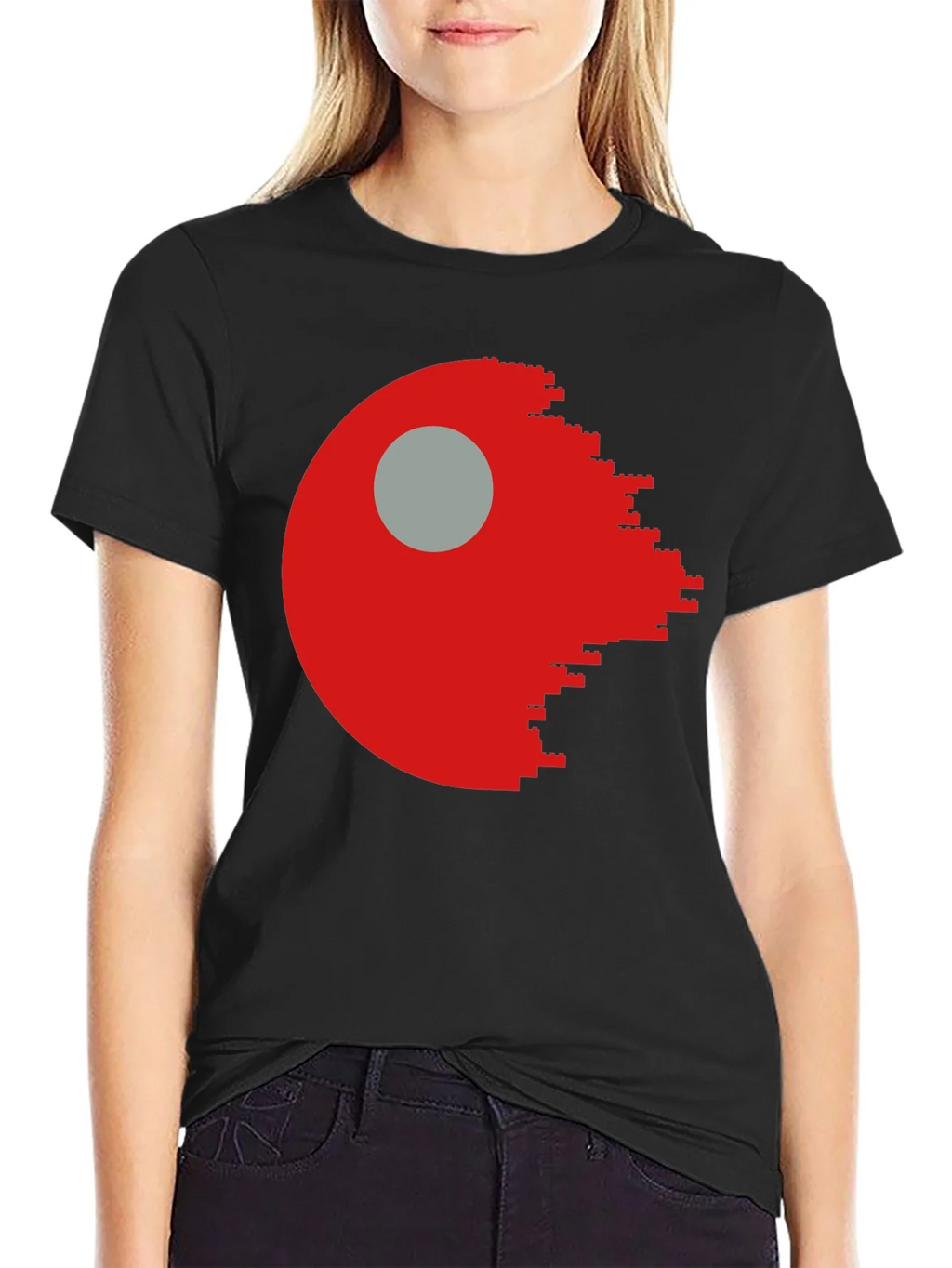 Lego Death Star Graphic T-Shirt - Mens Black Tee product image 2
