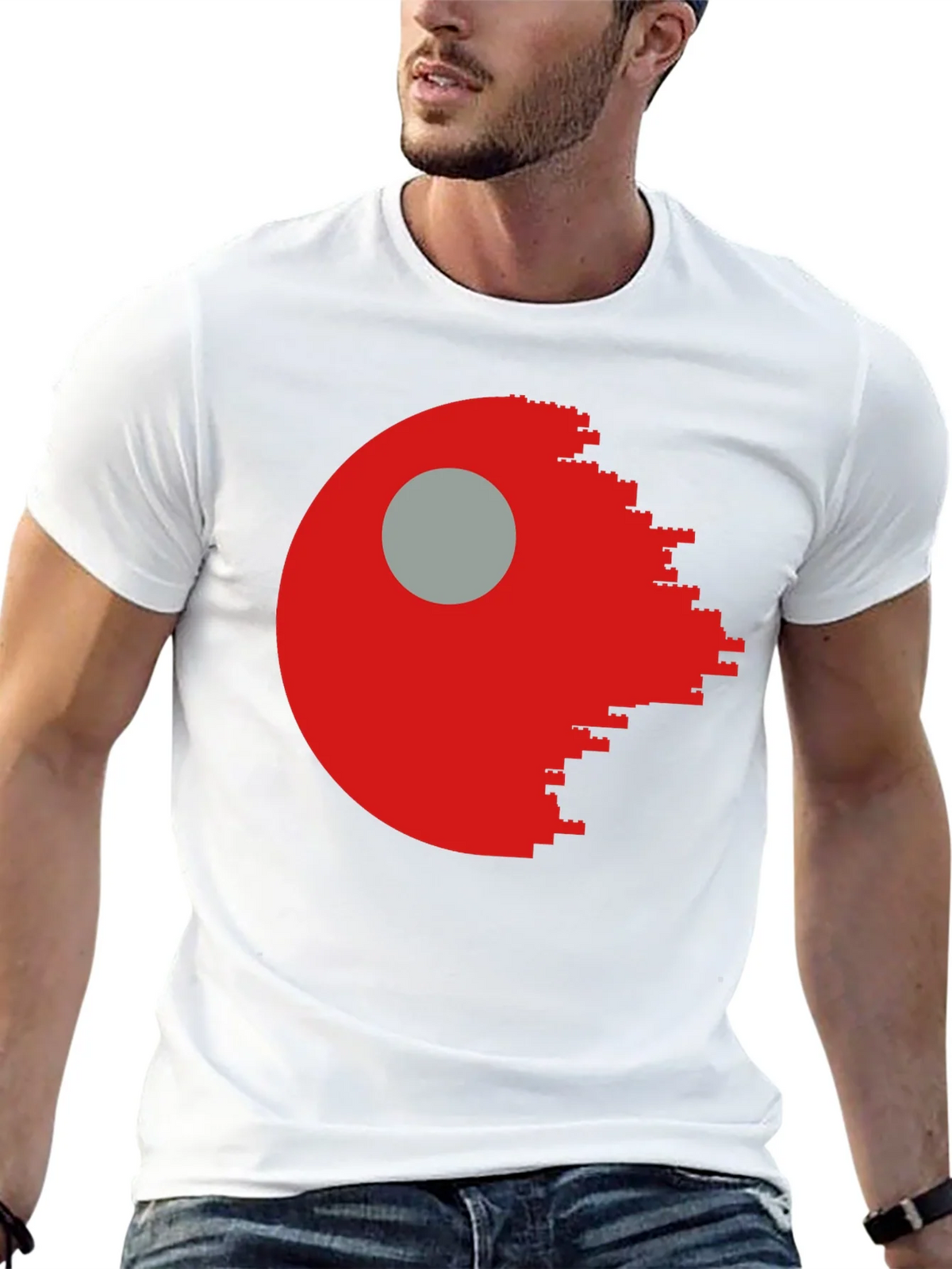 Lego Death Star Graphic T-Shirt - Mens Black Tee product image 12