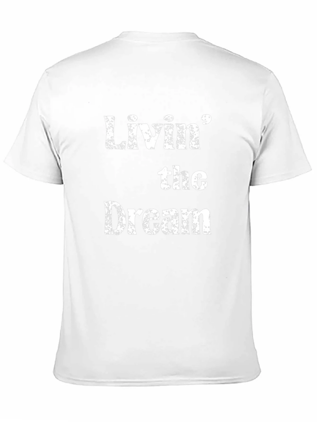 Livin the Dream Black Cotton T-Shirt product image 9
